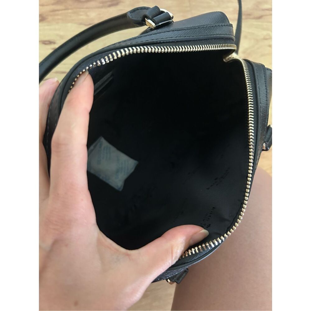 Kate Spade Madison Large Dolly Duffle Satchel Crossbody Shoulder bag-Black NwT - Picture 6 of 7